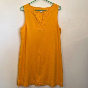 New York & Co Boatneck Summer Dress size L, Yellow